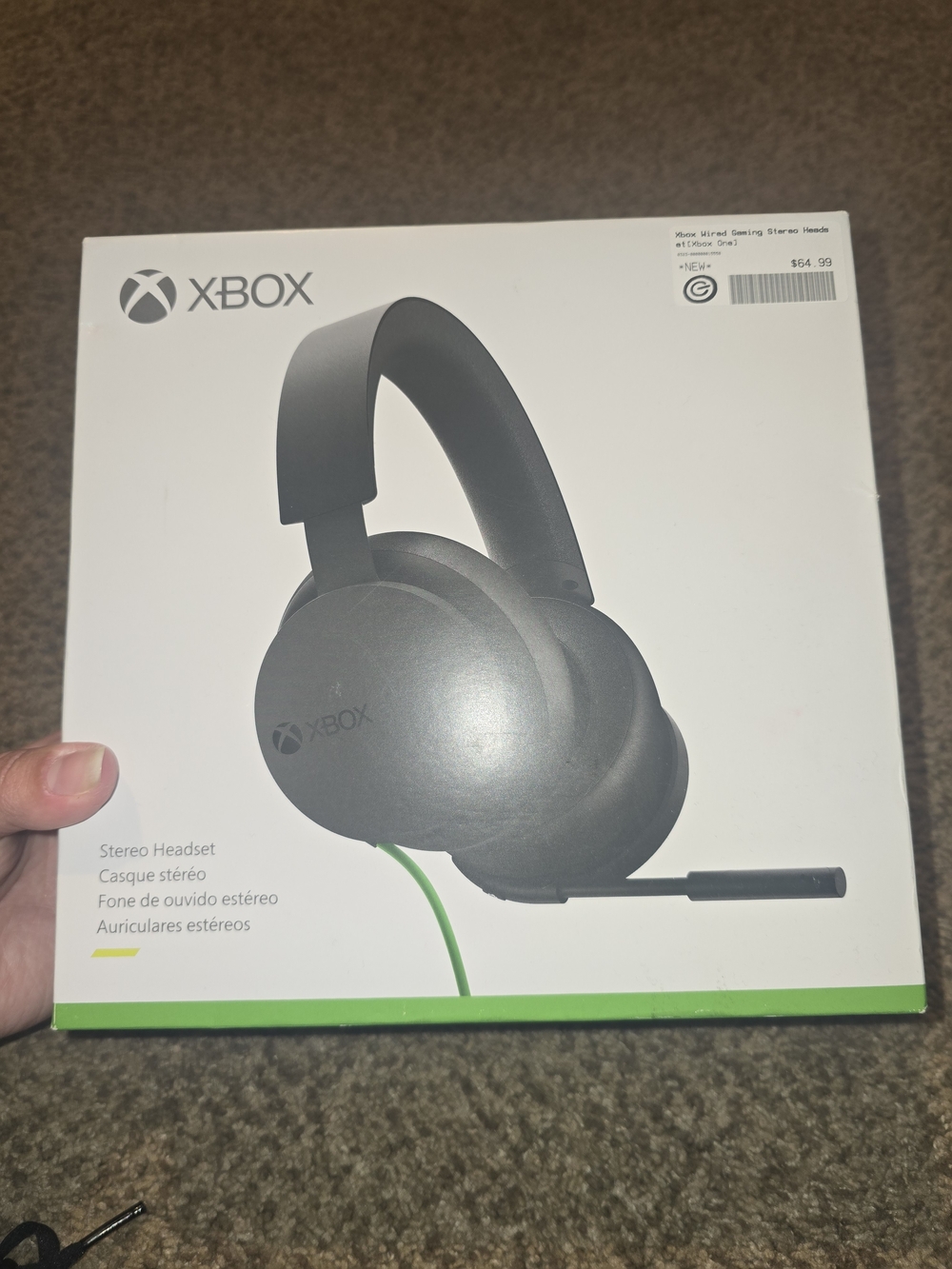 Xbox Wired Gaming Headset NWT